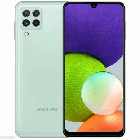 Смартфон Samsung Galaxy A22, 4.128 Гб, Mint, мятный 